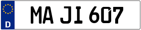 Truck License Plate